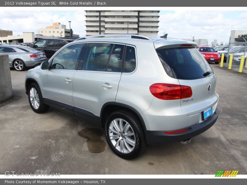 White Gold Metallic / Black 2013 Volkswagen Tiguan SE
