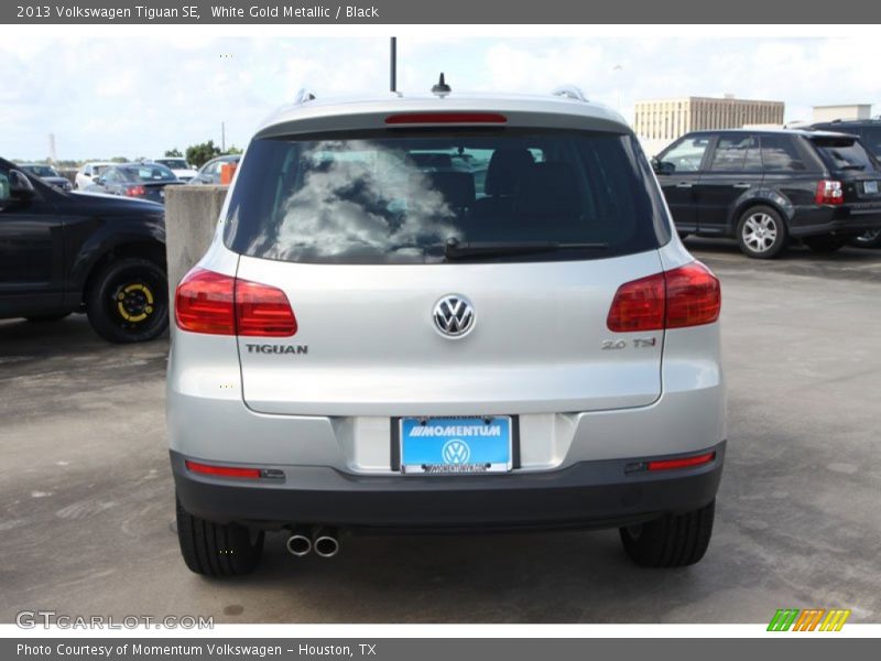 White Gold Metallic / Black 2013 Volkswagen Tiguan SE