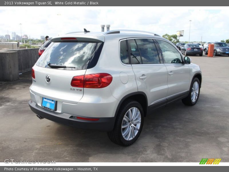 White Gold Metallic / Black 2013 Volkswagen Tiguan SE
