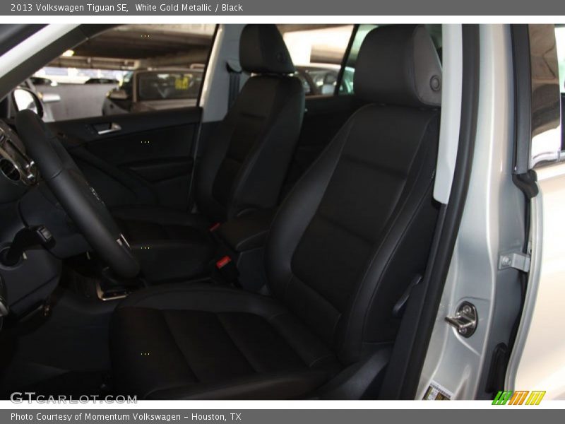 White Gold Metallic / Black 2013 Volkswagen Tiguan SE