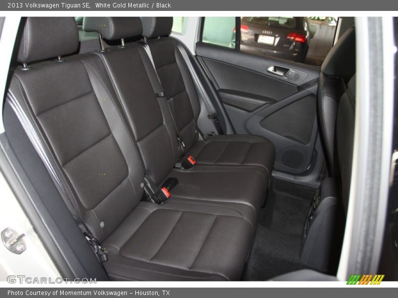 White Gold Metallic / Black 2013 Volkswagen Tiguan SE