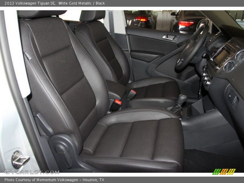 White Gold Metallic / Black 2013 Volkswagen Tiguan SE