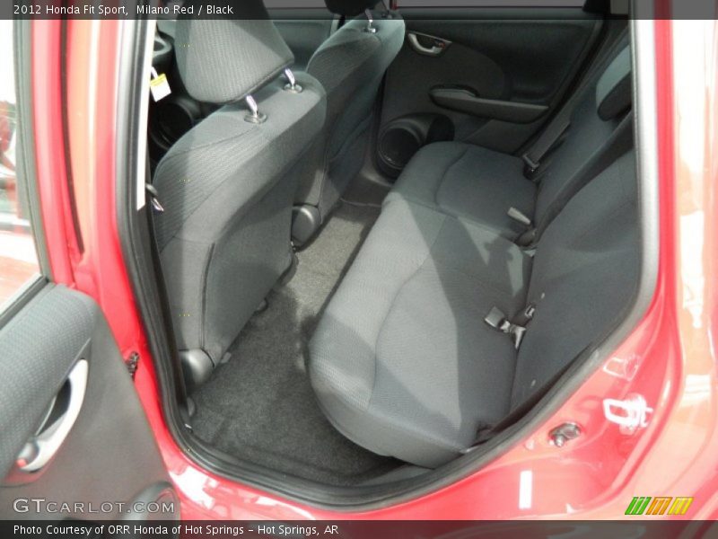 Milano Red / Black 2012 Honda Fit Sport