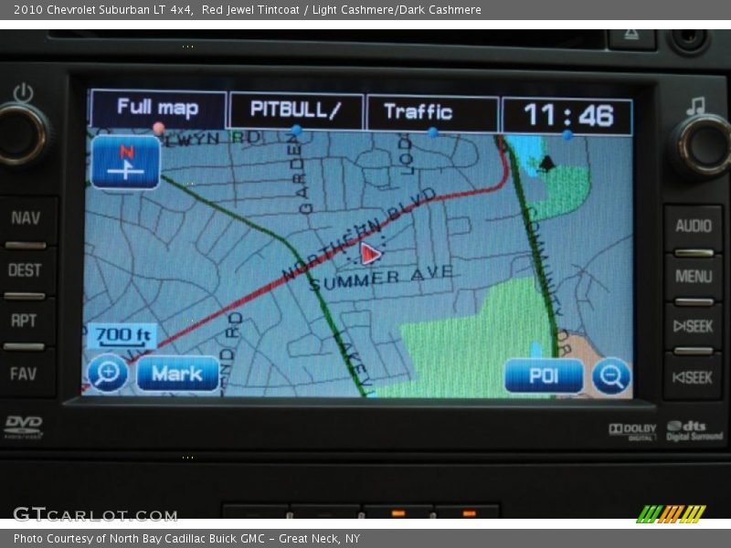 Navigation of 2010 Suburban LT 4x4
