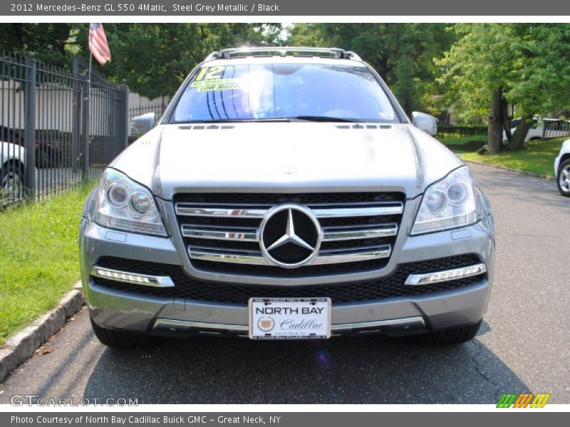 Steel Grey Metallic / Black 2012 Mercedes-Benz GL 550 4Matic