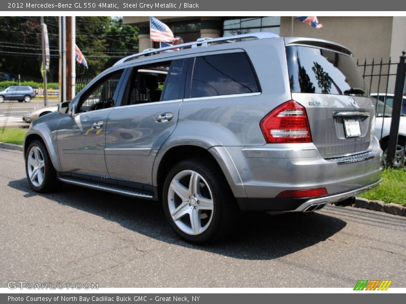 Steel Grey Metallic / Black 2012 Mercedes-Benz GL 550 4Matic