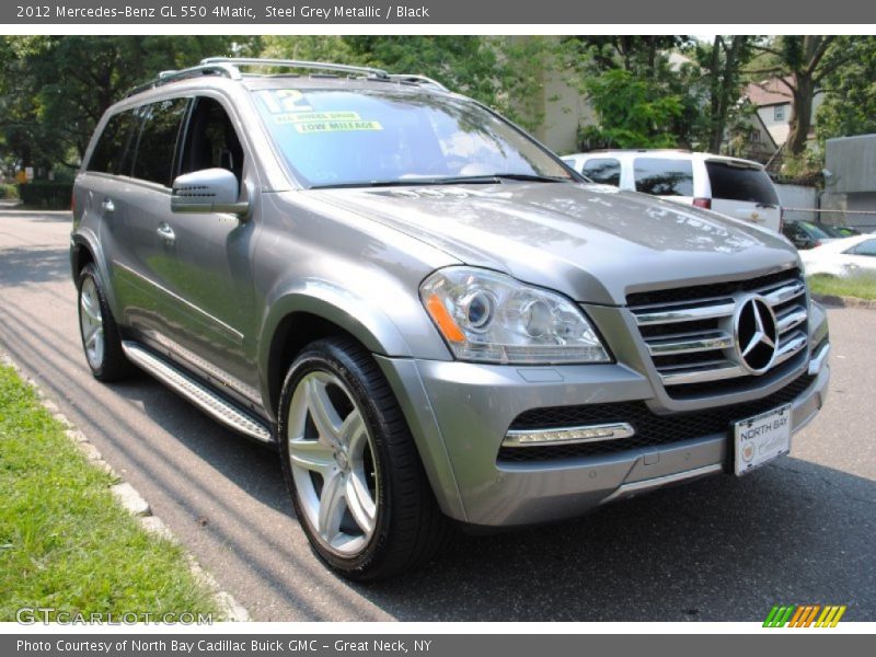 Steel Grey Metallic / Black 2012 Mercedes-Benz GL 550 4Matic