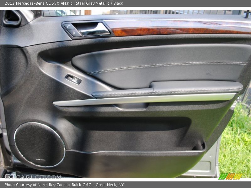 Steel Grey Metallic / Black 2012 Mercedes-Benz GL 550 4Matic