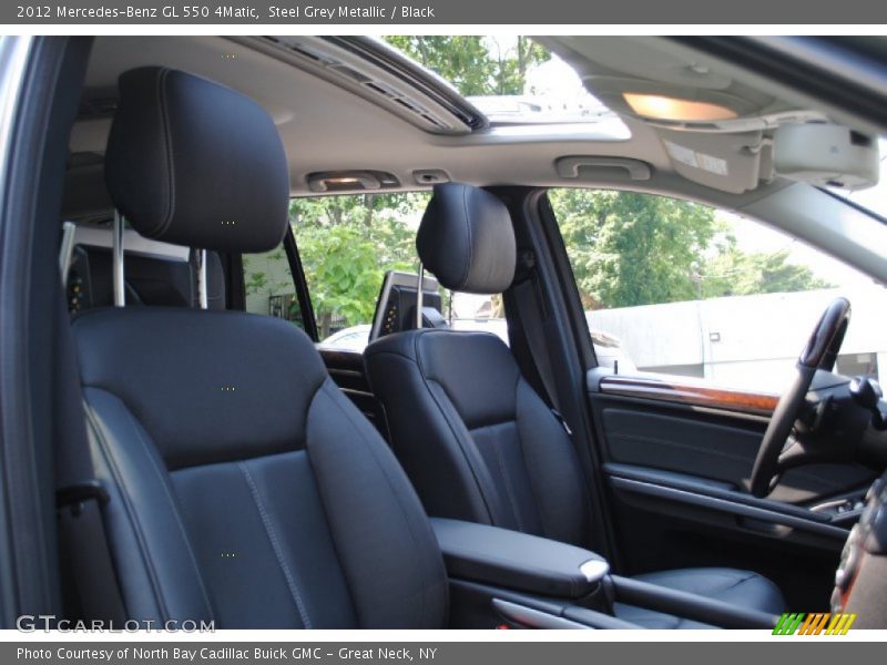 Steel Grey Metallic / Black 2012 Mercedes-Benz GL 550 4Matic