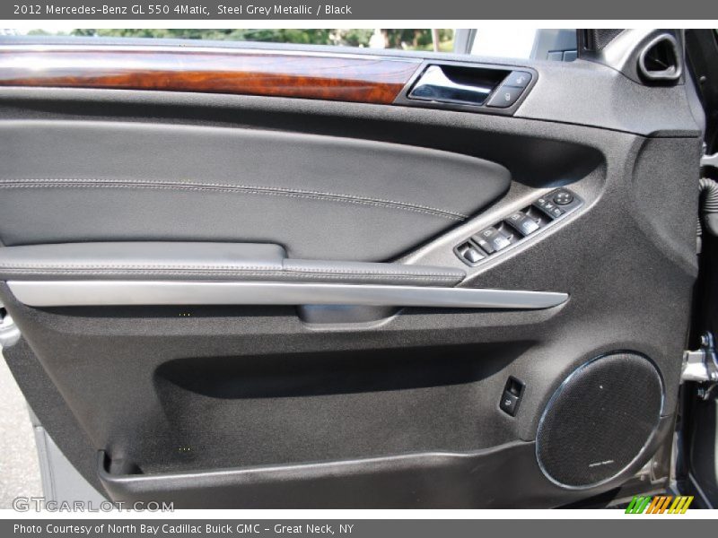 Steel Grey Metallic / Black 2012 Mercedes-Benz GL 550 4Matic