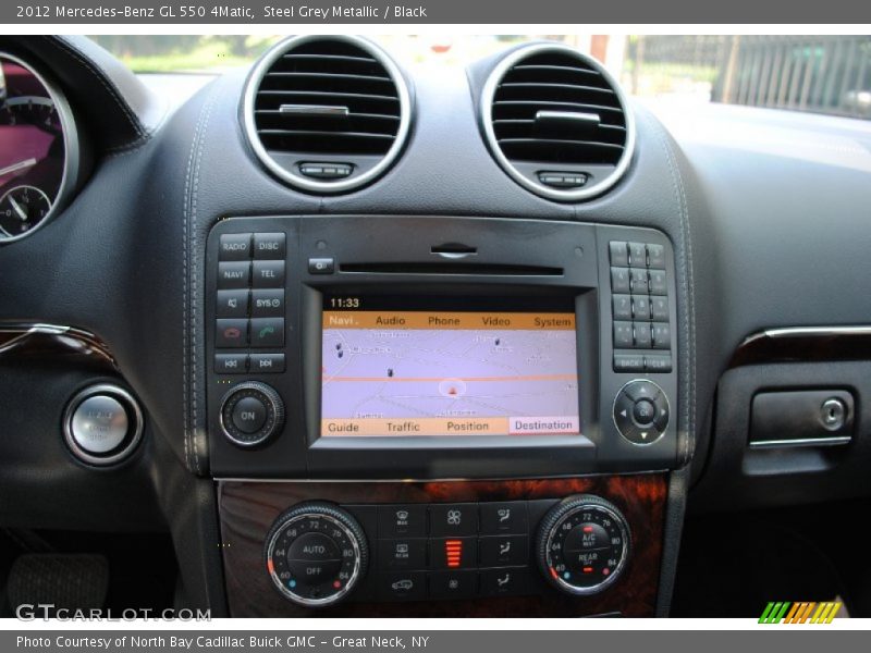 Steel Grey Metallic / Black 2012 Mercedes-Benz GL 550 4Matic