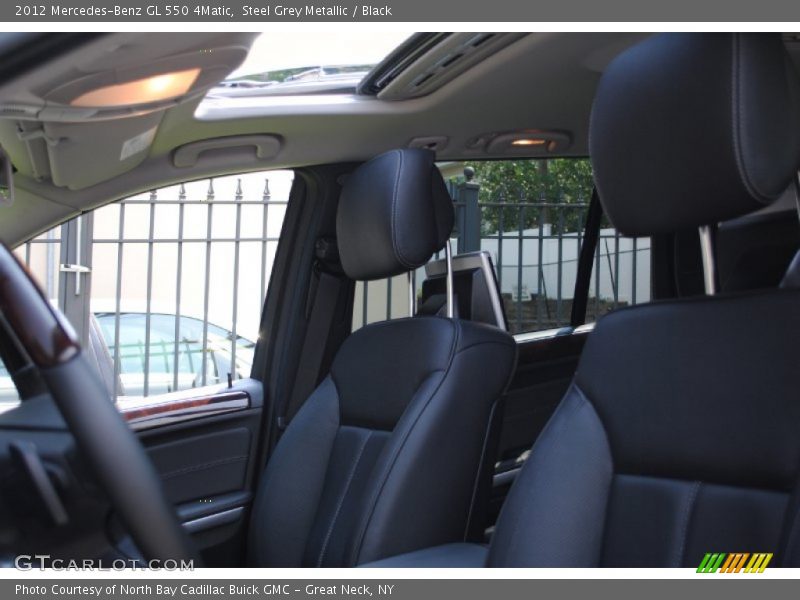 Steel Grey Metallic / Black 2012 Mercedes-Benz GL 550 4Matic