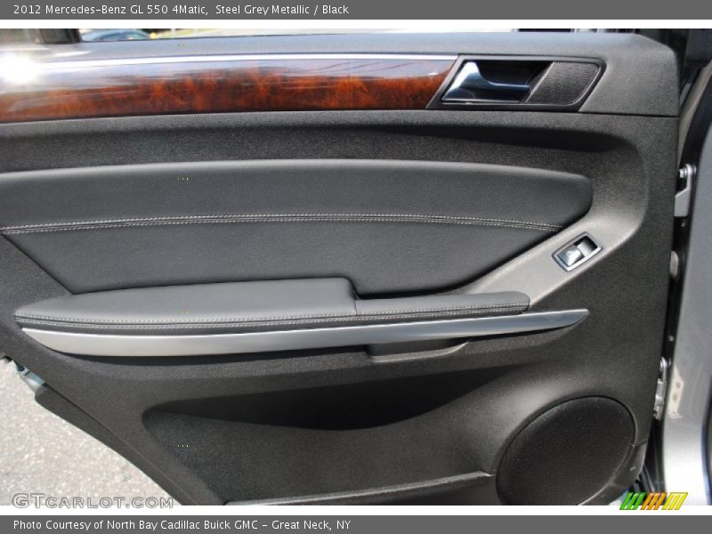 Steel Grey Metallic / Black 2012 Mercedes-Benz GL 550 4Matic