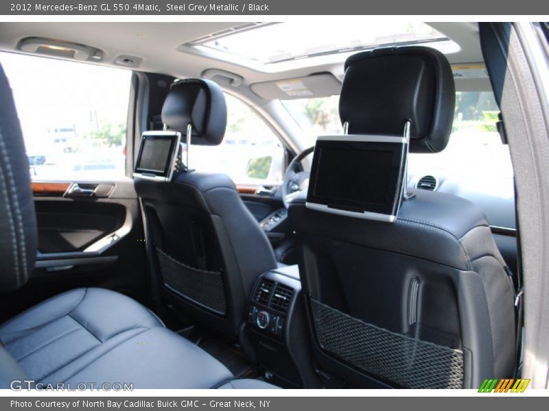 Steel Grey Metallic / Black 2012 Mercedes-Benz GL 550 4Matic