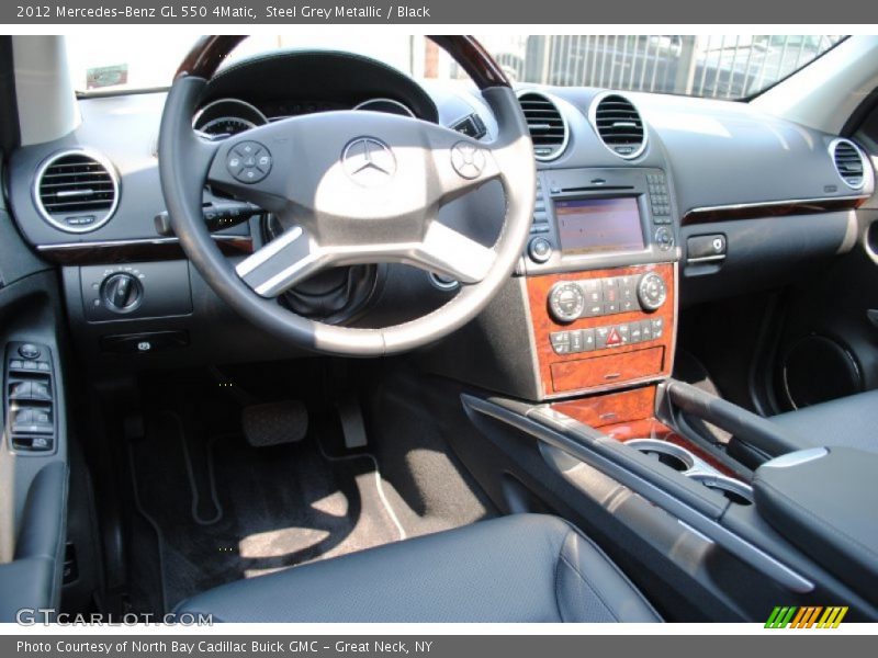 Steel Grey Metallic / Black 2012 Mercedes-Benz GL 550 4Matic