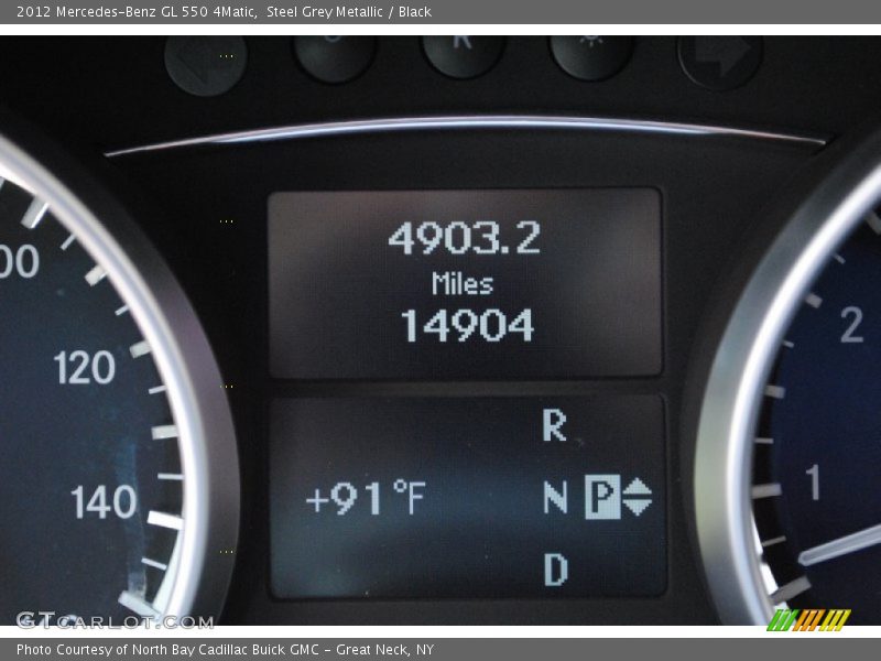 Steel Grey Metallic / Black 2012 Mercedes-Benz GL 550 4Matic