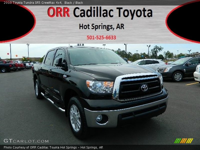 Black / Black 2010 Toyota Tundra SR5 CrewMax 4x4