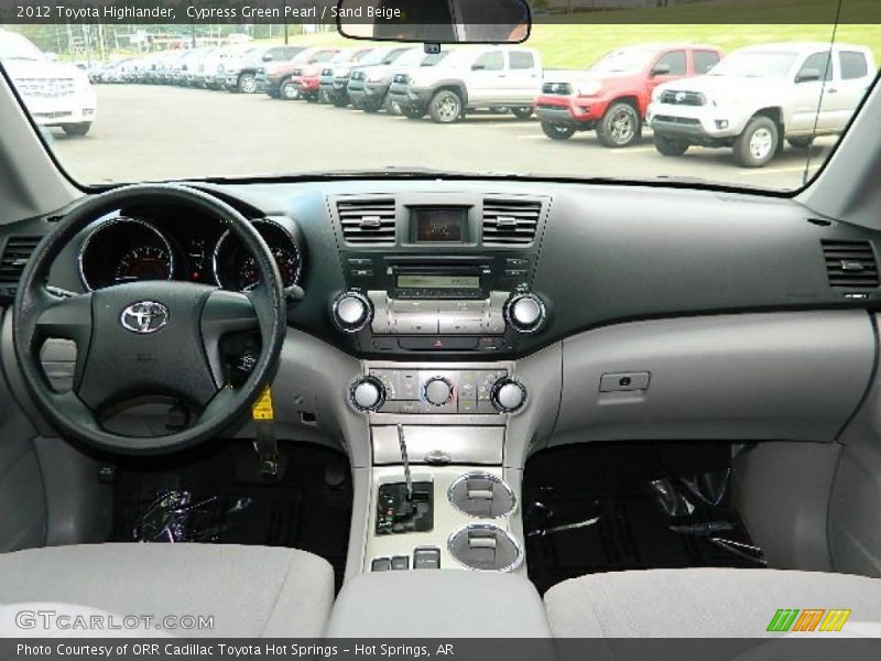 Cypress Green Pearl / Sand Beige 2012 Toyota Highlander