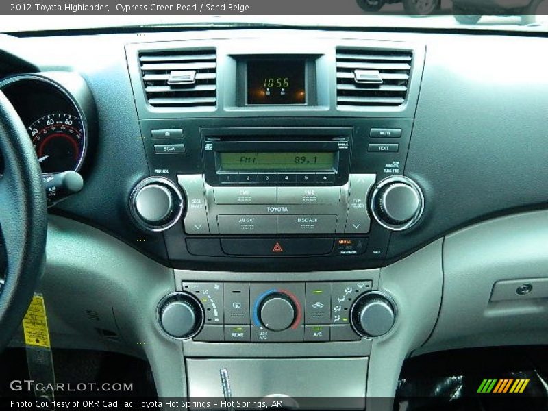 Cypress Green Pearl / Sand Beige 2012 Toyota Highlander