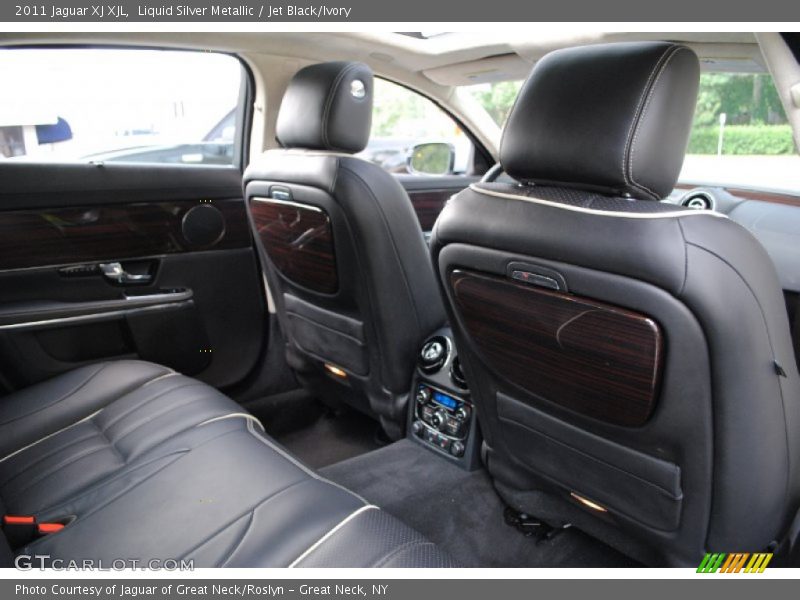 Liquid Silver Metallic / Jet Black/Ivory 2011 Jaguar XJ XJL