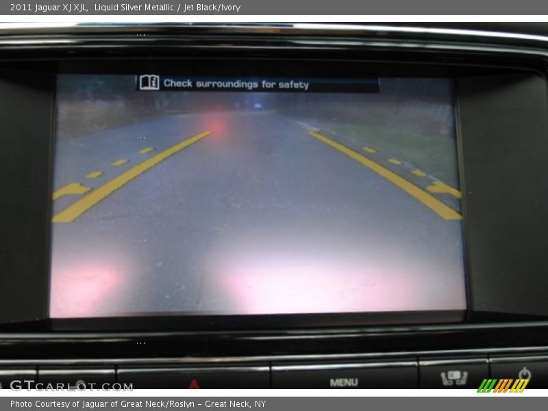 Liquid Silver Metallic / Jet Black/Ivory 2011 Jaguar XJ XJL