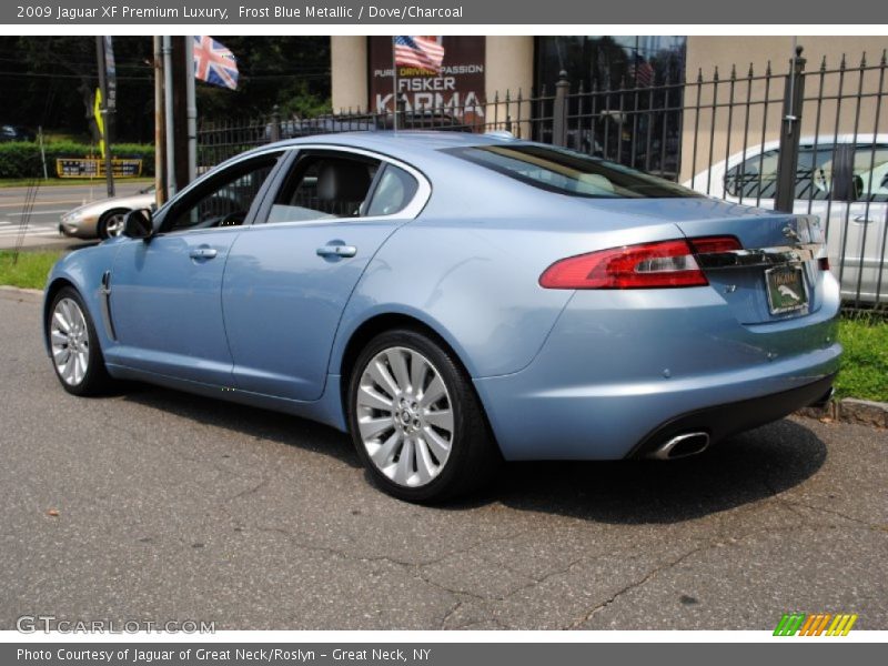 Frost Blue Metallic / Dove/Charcoal 2009 Jaguar XF Premium Luxury