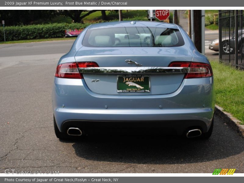 Frost Blue Metallic / Dove/Charcoal 2009 Jaguar XF Premium Luxury