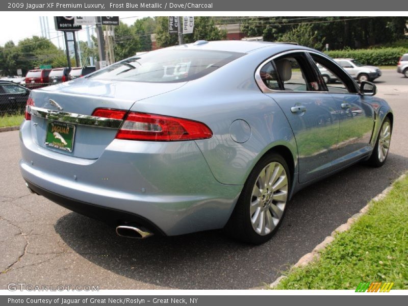Frost Blue Metallic / Dove/Charcoal 2009 Jaguar XF Premium Luxury