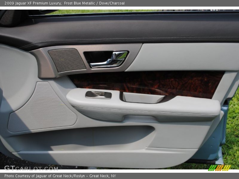 Frost Blue Metallic / Dove/Charcoal 2009 Jaguar XF Premium Luxury