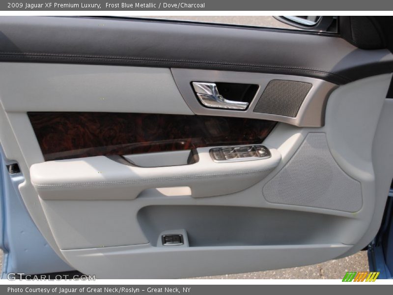 Frost Blue Metallic / Dove/Charcoal 2009 Jaguar XF Premium Luxury