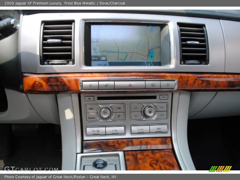 Frost Blue Metallic / Dove/Charcoal 2009 Jaguar XF Premium Luxury