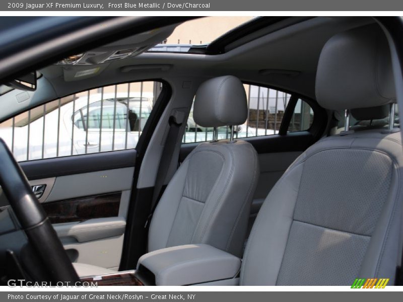 Frost Blue Metallic / Dove/Charcoal 2009 Jaguar XF Premium Luxury