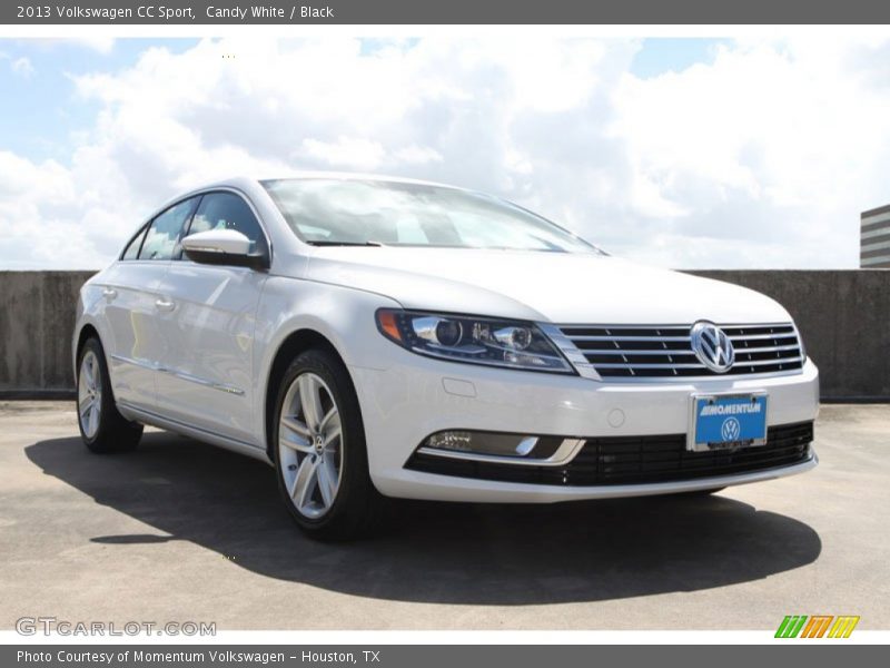 Candy White / Black 2013 Volkswagen CC Sport