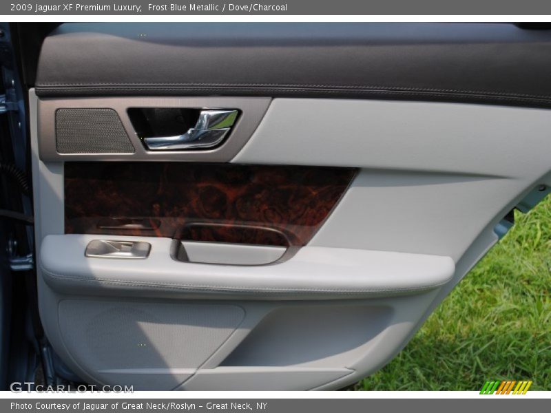 Frost Blue Metallic / Dove/Charcoal 2009 Jaguar XF Premium Luxury