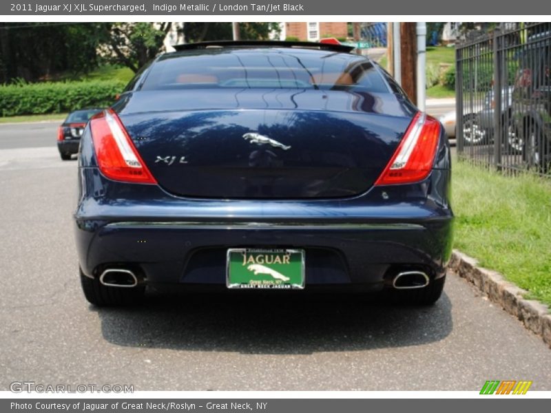 Indigo Metallic / London Tan/Jet Black 2011 Jaguar XJ XJL Supercharged