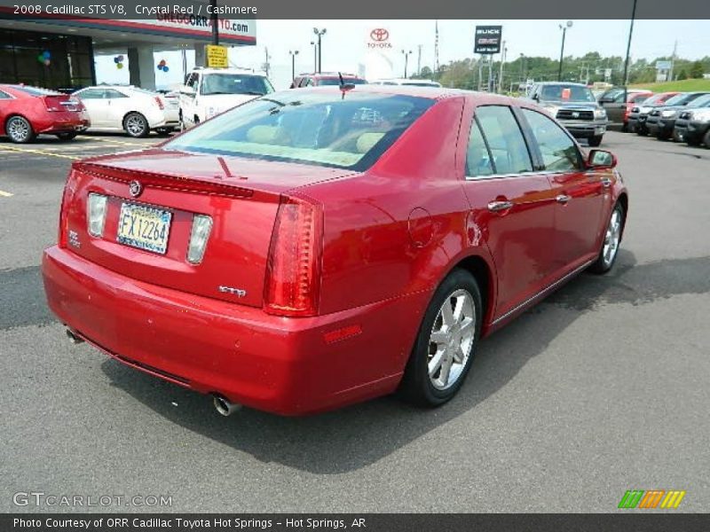 Crystal Red / Cashmere 2008 Cadillac STS V8