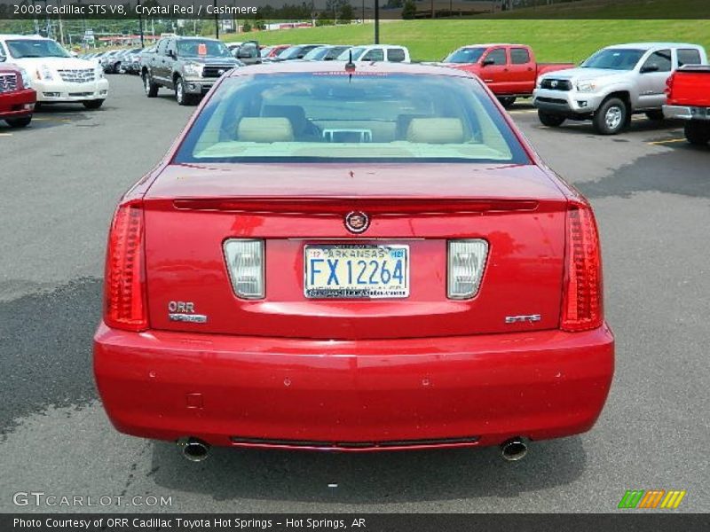 Crystal Red / Cashmere 2008 Cadillac STS V8