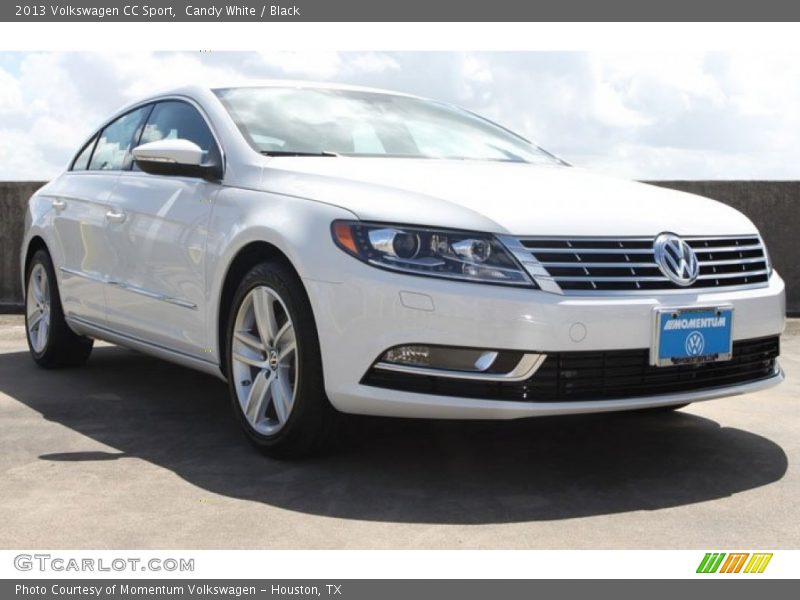 Candy White / Black 2013 Volkswagen CC Sport