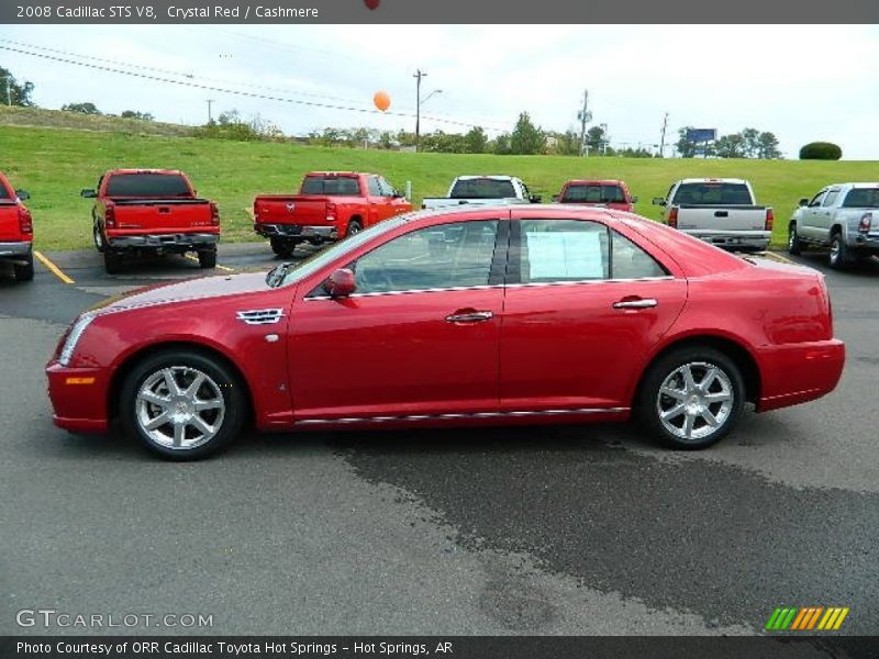 Crystal Red / Cashmere 2008 Cadillac STS V8