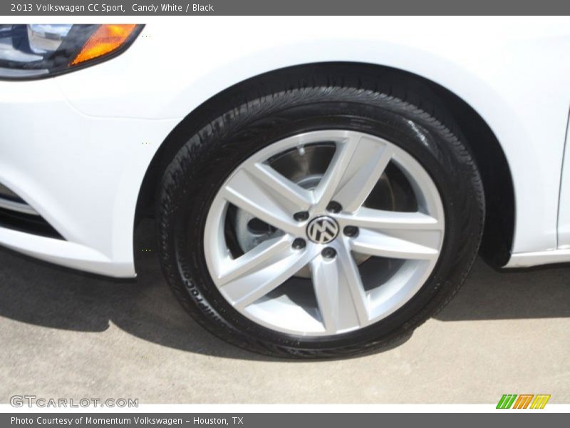 Candy White / Black 2013 Volkswagen CC Sport