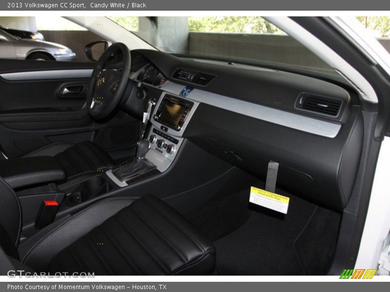 Candy White / Black 2013 Volkswagen CC Sport