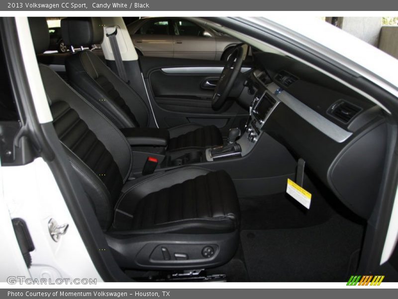 Candy White / Black 2013 Volkswagen CC Sport