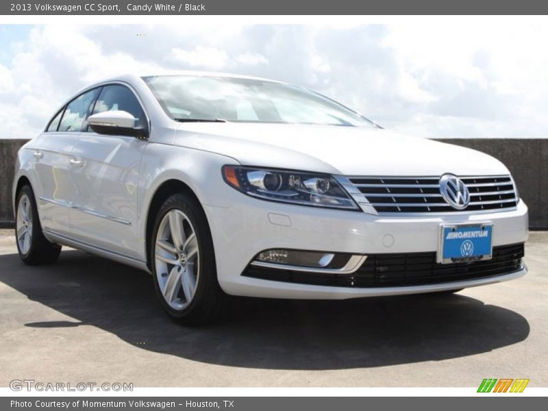 Candy White / Black 2013 Volkswagen CC Sport