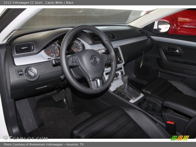 Candy White / Black 2013 Volkswagen CC Sport