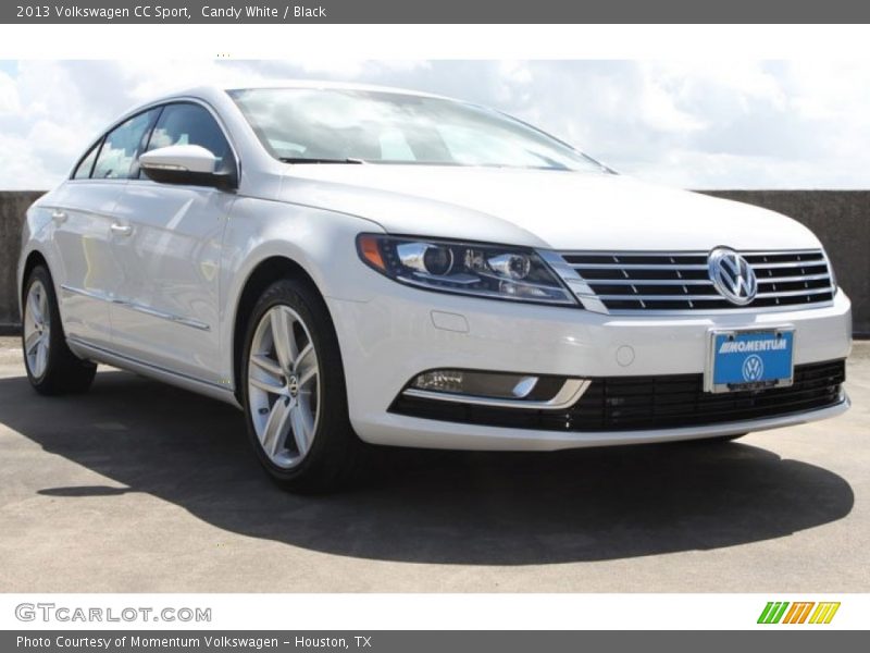 Candy White / Black 2013 Volkswagen CC Sport