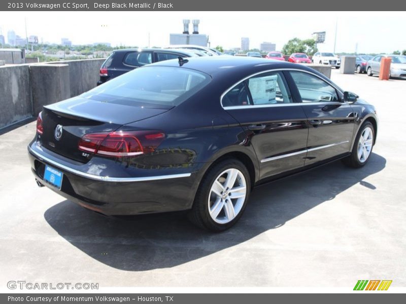 Deep Black Metallic / Black 2013 Volkswagen CC Sport