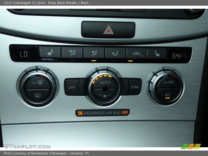 Deep Black Metallic / Black 2013 Volkswagen CC Sport