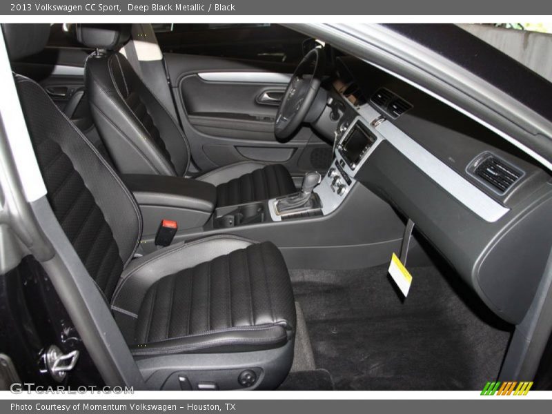 Deep Black Metallic / Black 2013 Volkswagen CC Sport