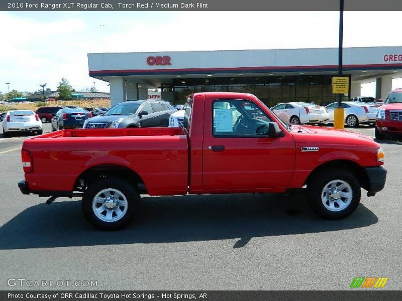 Torch Red / Medium Dark Flint 2010 Ford Ranger XLT Regular Cab
