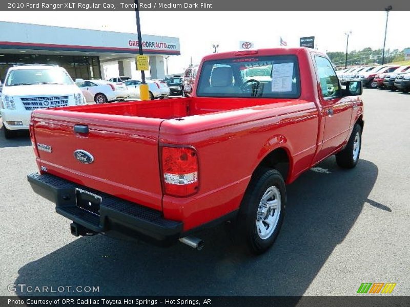 Torch Red / Medium Dark Flint 2010 Ford Ranger XLT Regular Cab